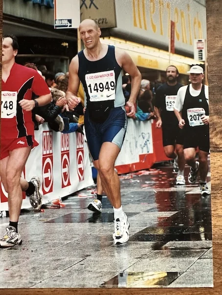 Joachim Höhn bei seiner anderen Leidenschaft - Marathon